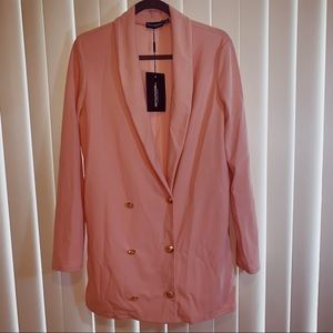 Pretty Little Thing Blush Blazer Dress - Size 6